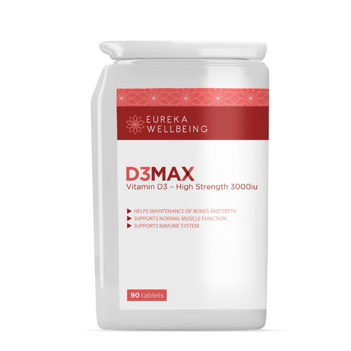 D3Max – Vitamin D3 – High Strength 3000iu